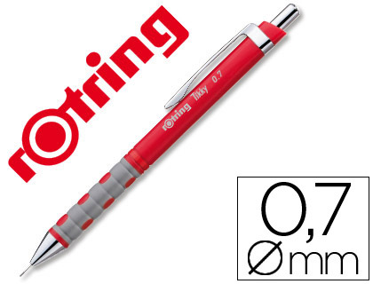 Portaminas rotring Tikky 075mm. rojo